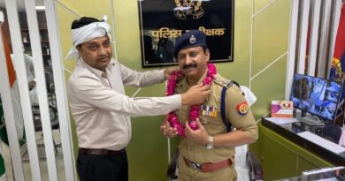 वीर भूमि महोबा में पुलिस कप्तान प्रबल प्रताप सिंह का प्रथम आगमन, बुंदेलखंड किसान यूनियन ने किया भव्य स्वागत